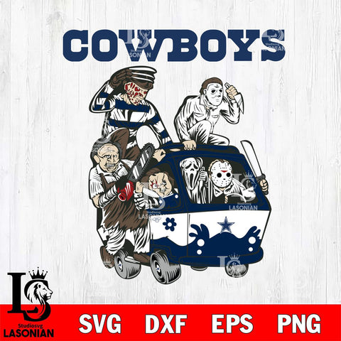 Dallas Cowboys Jason Voorhees Horror 10 Svg Eps Dxf Png File, NFL svg, Digital Download, Instant Download