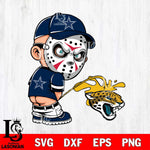 Dallas Cowboys Jason Voorhees Piss On Washington Commanders Svg Eps Dxf Png File, Digital Download, Instant Download