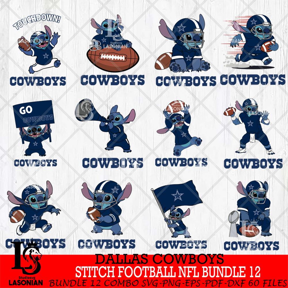 Dallas Cowboys Lilo and stitch Football NFL Bundle 12 – lasoniansvg