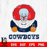 Dallas Cowboys Pennywise Horror Sport 3 Svg Eps Dxf Png File, NFL svg, Digital Download, Instant Download
