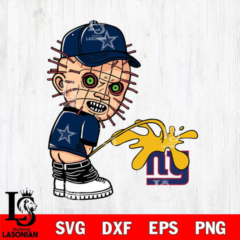 Dallas Cowboys Pinhead Piss On New York Giants Svg Eps Dxf Png File, Digital Download, Instant Download