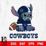 Dallas Cowboys Stitch with a football SVG DXF EPS PNG FILE, NFL File Cut, Digital Download,Instant Download, Silhouette, Cricut