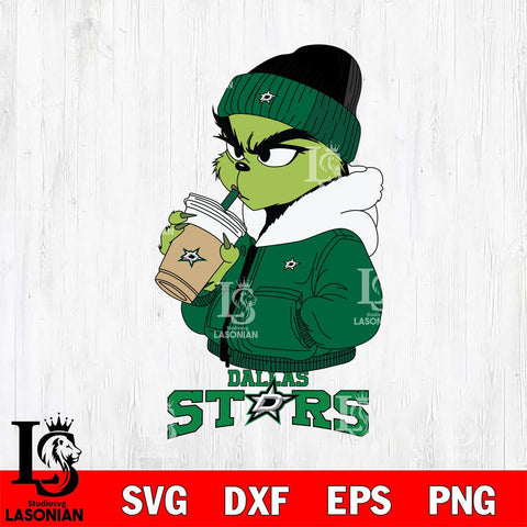 Dallas Stars Grinch Bougie Sport Svg Eps Dxf Png File, Digital Download, Instant Download