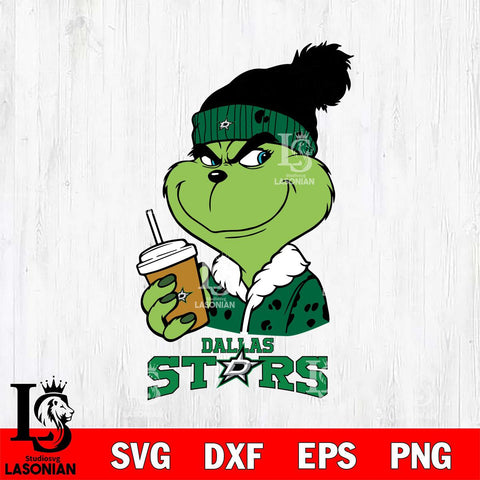 Dallas Stars Grinch hat Svg Eps Dxf Png File, Digital Download, Instant Download