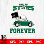 Dallas Stars Snoopy and Charlie Brown Car Svg Eps Dxf Png File, Digital Download , Instant Download, Svg Files