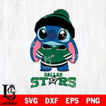 Dallas Stars Stitch NHL Hockey SVG DXF EPS PNG FILE,NHL File Cut,Disney Digital Download,Instant Download, Silhouette