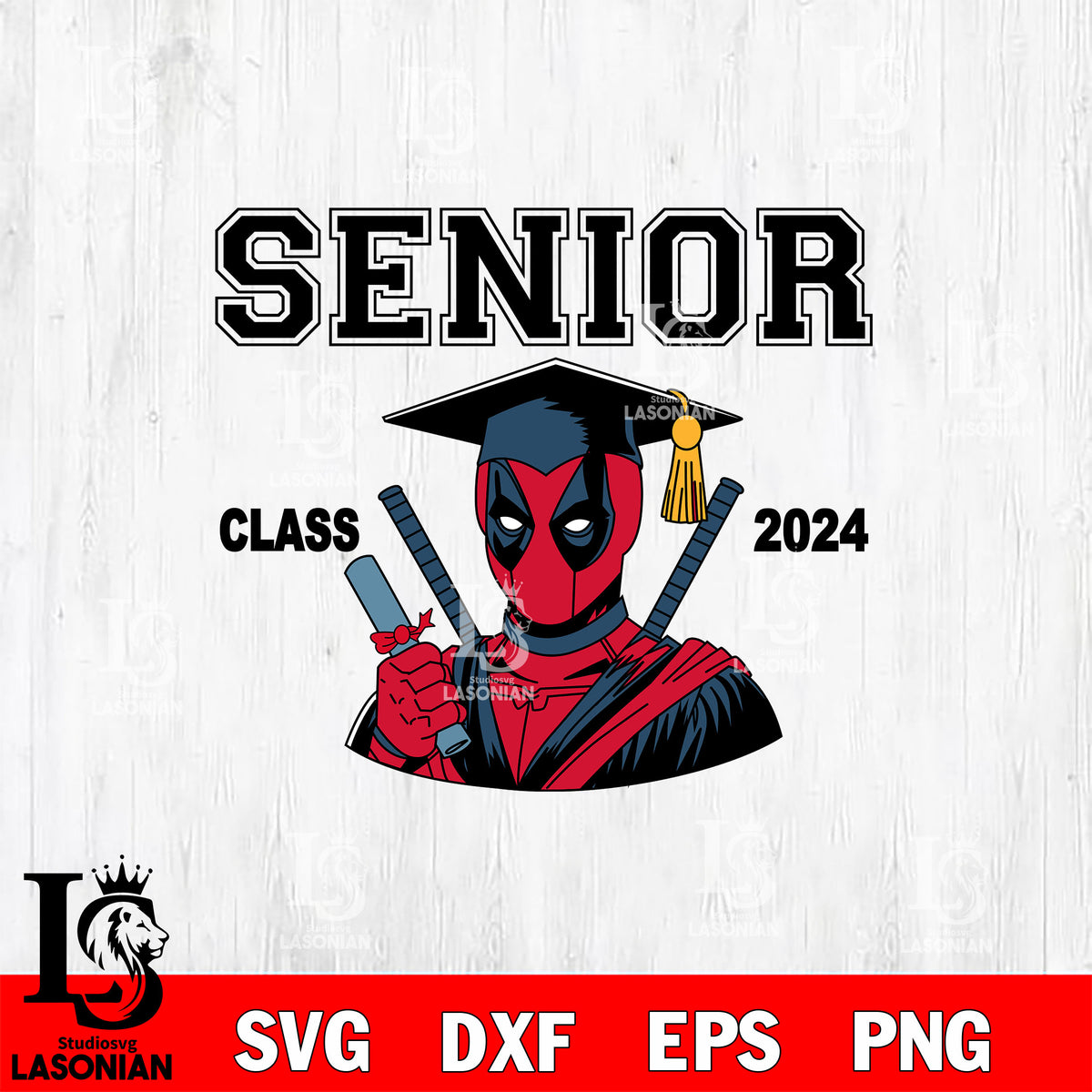 Deadpool Graduation – lasoniansvg