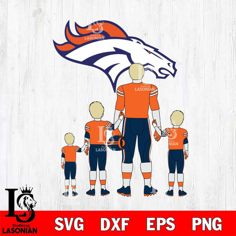 Denver Broncos Best Dad Ever , father day , DAD NFL 2 Svg Eps Dxf Png File, Digital Download, Instant Download