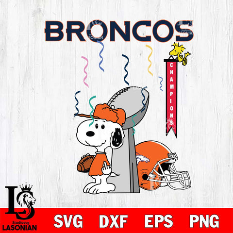 Denver Broncos Charlie Brown and Snoopy Super Bowl Svg Eps Dxf Png File, NFL svg , Digital Download , Instant Download, Cricut File