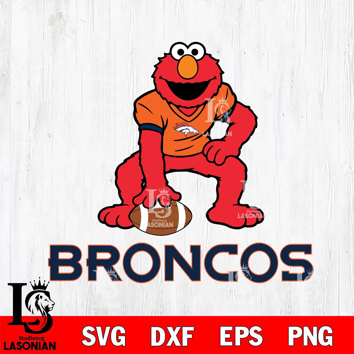 Denver Broncos Elmo ready – lasoniansvg