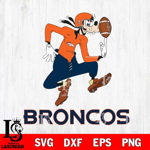 Denver Broncos Goofy Circus Football SVG DXF EPS PNG FILE,NFL Cricut ,Football Digital Download,Instant Download, Silhouette
