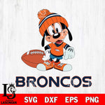 Denver Broncos Goofy Football SVG DXF EPS PNG FILE,NFL Cricut ,Football Digital Download,Instant Download, Silhouette