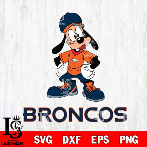 Denver Broncos Goofy Sport SVG DXF EPS PNG FILE,NFL Cricut ,Football Digital Download,Instant Download, Silhouette