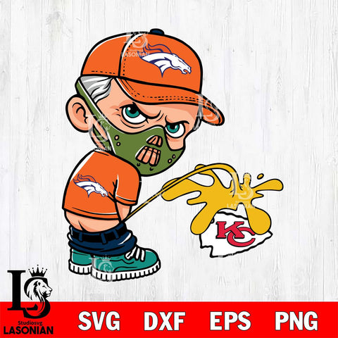 Denver Broncos Hannibal Lecter Piss On Kansas City Chiefs Svg Eps Dxf Png File, Digital Download, Instant Download