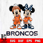 Denver Broncos Mickey Minnie Rugby Hoodie Svg Eps Dxf Png File, Bundle NFl svg , File Cut , Digital Download , Instant Download, Laser Cut Svg Files