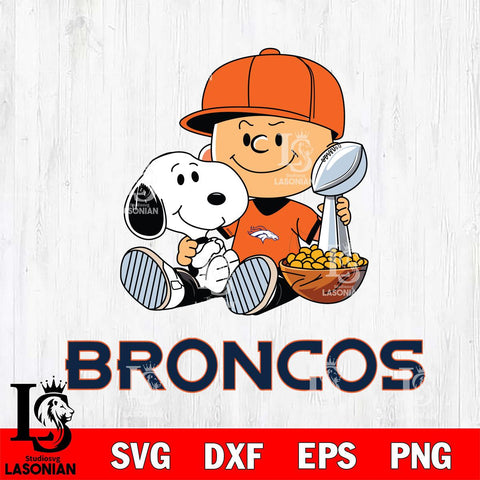 Denver Broncos Peanuts Snoopy Champion football SVG DXF EPS PNG FILE,Snoopy File Cut, Nfl Digital Download,Instant Download, Silhouette