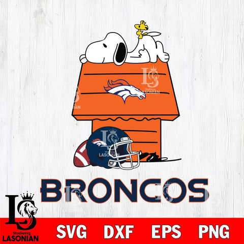 Denver Broncos Snoopy Chill Football SVG DXF EPS PNG FILE,Snoopy File Cut, Nfl Digital Download,Instant Download, Silhouette