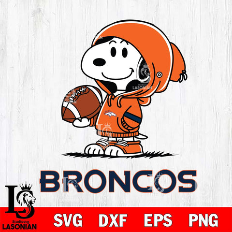 Denver Broncos Snoopy Football Svg Eps Dxf Png File, NFL svg , Digital Download , Instant Download, Cricut File