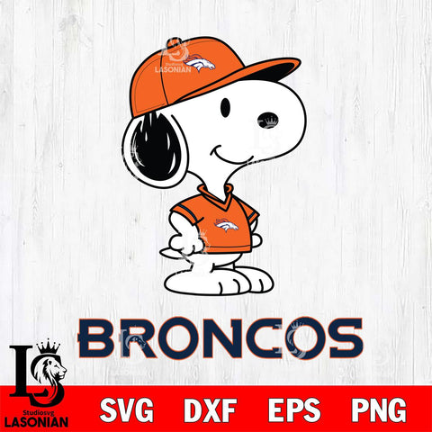 Denver Broncos Snoopy Football sport SVG DXF EPS PNG FILE,Snoopy File Cut, Nfl Digital Download,Instant Download, Silhouette