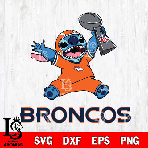 Denver Broncos Stitch Champion SVG DXF EPS PNG FILE, Stitch File Cut,NFL Digital Download,Instant Download, Silhouette