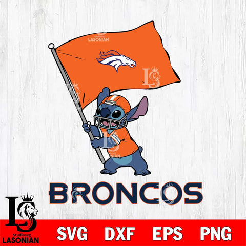 Denver Broncos Stitch flag SVG DXF EPS PNG FILE, NFL File Cut, Digital Download,Instant Download, Silhouette, Cricut