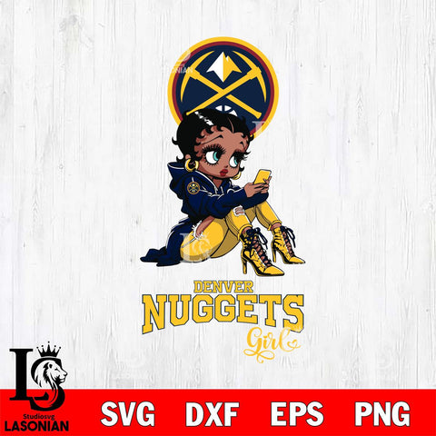Denver Nuggets Beauty Black Fan Girl Football