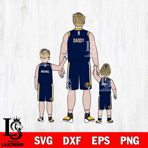 Denver Nuggets Best Dad Ever , NBA Basketball ,Father day Svg Eps Dxf Png File, Digital Download, Instant Download