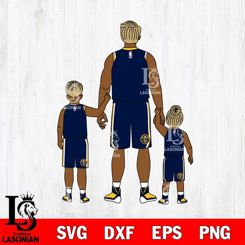 Denver Nuggets Father day , Best Dad Ever , NBA Basketball Svg Eps Dxf Png File, Digital Download, Instant Download