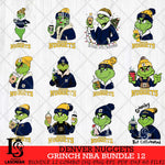 Denver Nuggets Grinch NBA Bundle 12 SVG Eps Dxf Png File, Digital Download, Instant Download