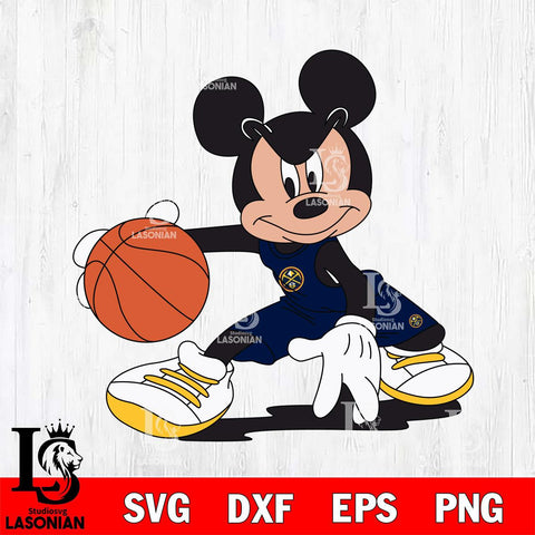 Denver Nuggets Mickey Minne 4 Nba Svg Eps Dxf Png File, NBA svg, Digital Download, Instant Download