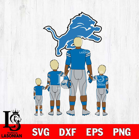 Detroit Lions Best Dad Ever , father day , DAD NFL Svg Eps Dxf Png File, Digital Download, Instant Download