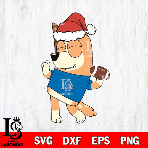Detroit Lions Bluey Chilli Christmas Svg Eps Dxf Png File, Digital Download, Instant Download