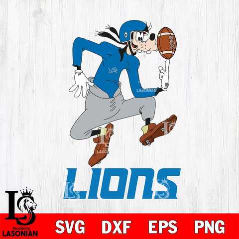 Detroit Lions Goofy Circus Football SVG DXF EPS PNG FILE,NFL Cricut ,Football Digital Download,Instant Download, Silhouette
