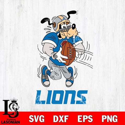 Detroit Lions Goofy Sport Football SVG DXF EPS PNG FILE,NFL Cricut ,Football Digital Download,Instant Download, Silhouette