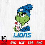 Detroit Lions Grinch Tree Cake Svg Eps Dxf Png File, Digital Download, Instant Download