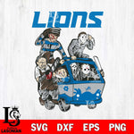 Detroit Lions Jason Voorhees Horror 10 Svg Eps Dxf Png File, NFL svg, Digital Download, Instant Download