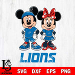 Detroit Lions Mickey And Minnie Rugby Svg Eps Dxf Png File, NFL svg , Digital Download , Instant Download, Cricut File