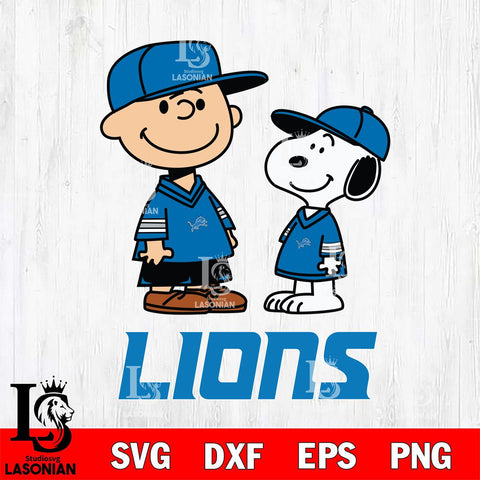 Detroit Lions Peanuts Snoopy Football SVG DXF EPS PNG FILE,Snoopy File Cut, Nfl Digital Download,Instant Download, Silhouette