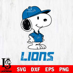 Detroit Lions Snoopy Football sport SVG DXF EPS PNG FILE,Snoopy File Cut, Nfl Digital Download,Instant Download, Silhouette