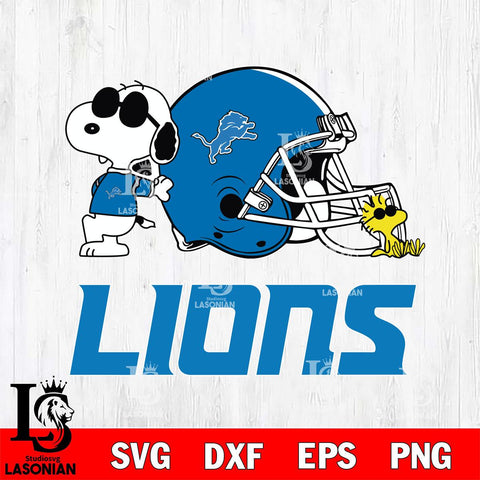 Detroit Lions Snoopy Sport 2 Svg Eps Dxf Png File, NFL svg, Digital Download, Instant Download