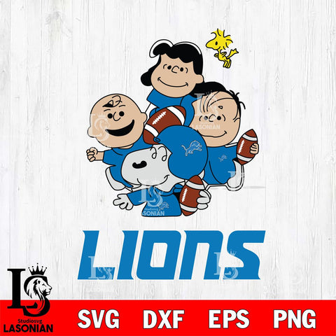 Detroit Lions Snoopy Sport 4 Svg Eps Dxf Png File, NFL svg, Digital Download, Instant Download