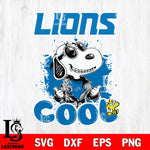 Detroit Lions Snoopy Sport 7 Svg Eps Dxf Png File, NFL svg, Digital Download, Instant Download