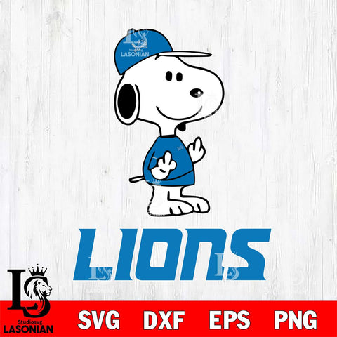 Detroit Lions Snoopy Sport 8 Svg Eps Dxf Png File, NFL svg, Digital Download, Instant Download
