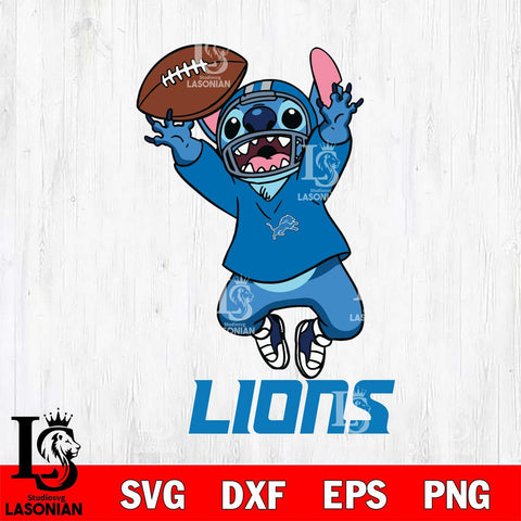 Detroit Lions Stitch Sport Football SVG DXF EPS PNG FILE, Stitch File Cut,NFL Digital Download,Instant Download, Silhouette