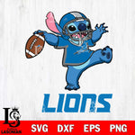 Detroit Lions Stitch dance rugby ball SVG DXF EPS PNG FILE, Stitch File Cut,NFL Digital Download,Instant Download, Silhouette