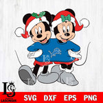 Detroit Lions mickey christmas 11 Svg Eps Dxf Png File, Digital Download, Instant Download