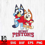 Detroit Pistons Bluey Chilli Dance Mode Svg Eps Dxf Png File, Digital Download, Instant Download