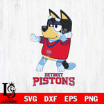 Detroit Pistons Bluey Dad Dance Svg Eps Dxf Png File, Digital Download, Instant Download