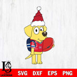 Detroit Pistons Bluey Lucky Christmas Svg Eps Dxf Png File, Digital Download, Instant Download