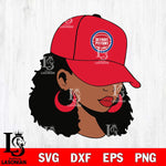 Detroit Pistons Girls sport Svg Eps Dxf Png File, Digital Download, Instant Download